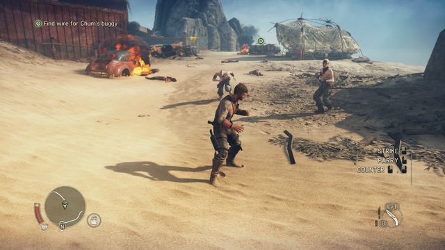 Nie wyprowadzaj ciosów na oślep - uważnie paruj i kontruj w odpowiednim momencie. - Dzikus | Opis przejścia Mad Max - Mad Max - poradnik do gry