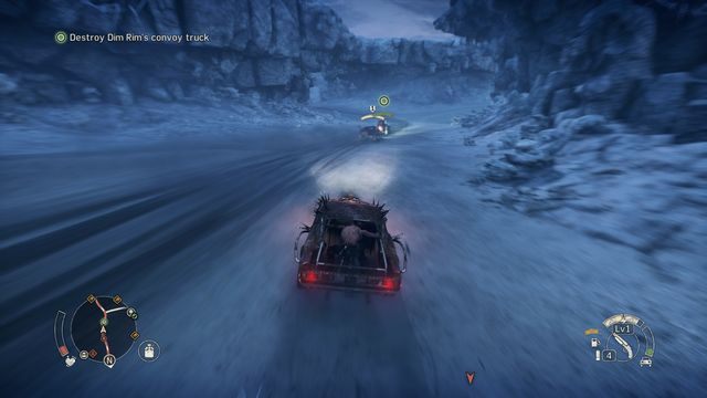 Namierzenie trasy konwoju i pojazdu lidera jest pierwszym celem. - Twardsza sztuka | Opis przejścia Mad Max - Mad Max - poradnik do gry