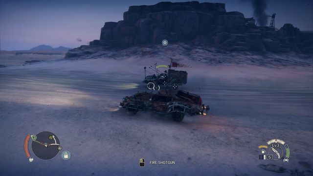 Zastrzelenie kierowcy to najszybszy sposób na zatrzymanie pojazdu. - Zabawa z ogniem | Misje na Pustkowiach Mad Max - Mad Max - poradnik do gry