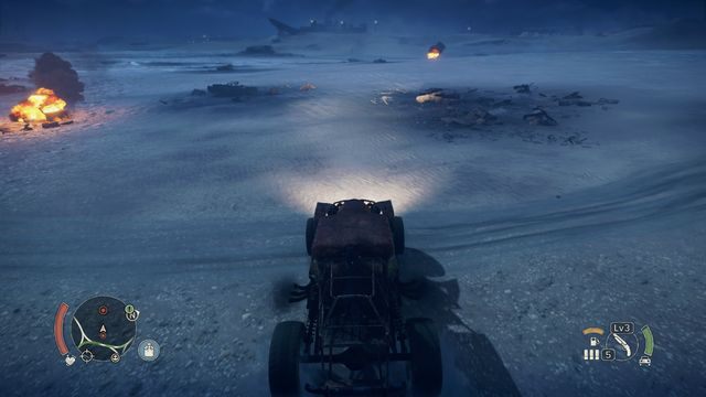 Łazik znacznie ułatwia znalezienie Pola minowego. - Pola minowe w Mad Max | Aktywności - Mad Max - poradnik do gry