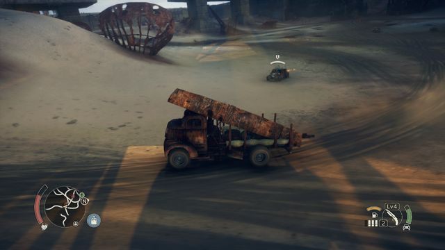 Atutem większego pojazdu będzie taranowanie. - W pojeździe | Walka w Mad Max - Mad Max - poradnik do gry