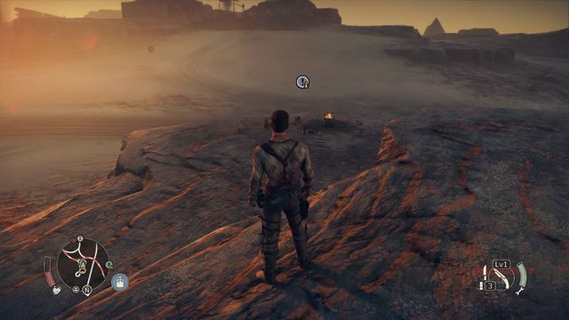 Mieszkaniec Pustkowi obserwujący obóz może przekazać Ci parę cennych wskazówek. - Przejmowanie obozów w Mad Max | Aktywności - Mad Max - poradnik do gry