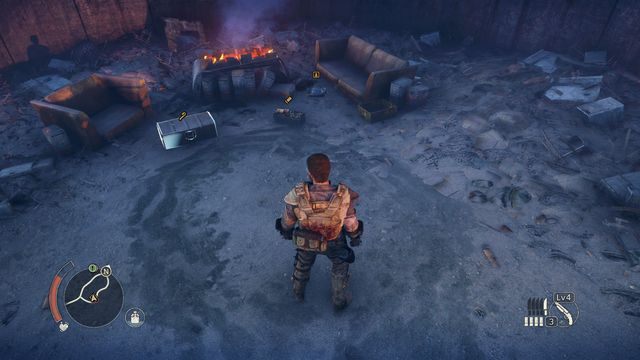 #3 - jedno z Miejsc poszukiwań (punkt 1 - Strzępki historii - Terytorium, którym włada Smażyciel | Przedmioty kolekcjonerskie - Mad Max - poradnik do gry