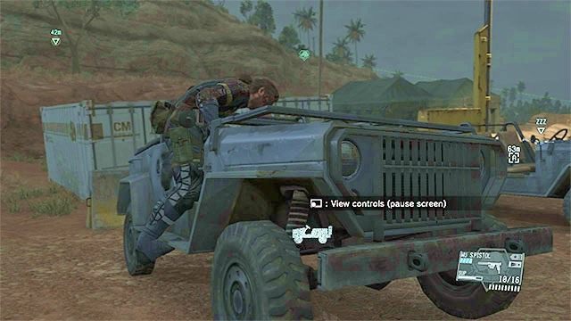 Możesz ukraść jeden z gazików - Ekstrakcja członka zespołu rozpoznawczego | Misja 27 - Root Cause - Metal Gear Solid V: The Phantom Pain - poradnik do gry