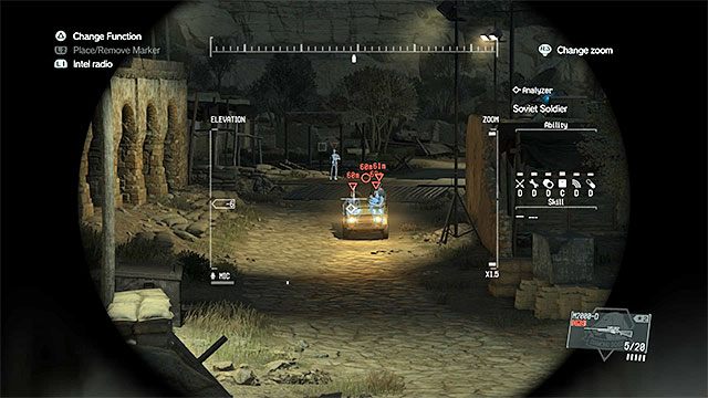 Możesz podłożyć C4 lub minę na trasie przejazdu jeepa - Zamordowanie wrogich dowódców | Misja 7 - Red Brass - Metal Gear Solid V: The Phantom Pain - poradnik do gry