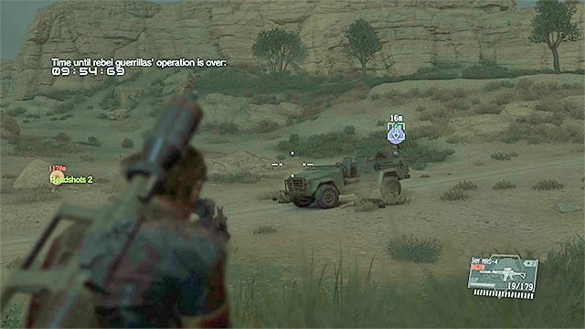 Zablokuj trasę przejazdu jeepa, zneutralizuj jego załogę i uratuj więźnia - Ekstrakcja jeńcow oraz członków wrogiego patrolu | Misja 9 - Backup, Back Down - Metal Gear Solid V: The Phantom Pain - poradnik do gry