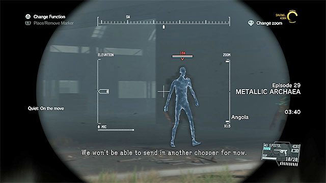 Oznacz sobie co najmniej 2-3 Skullsów - Jak wygrać bitwę ze Skullsami na lotnisku? | Misja 29 - Metallic Archaea - Metal Gear Solid V: The Phantom Pain - poradnik do gry