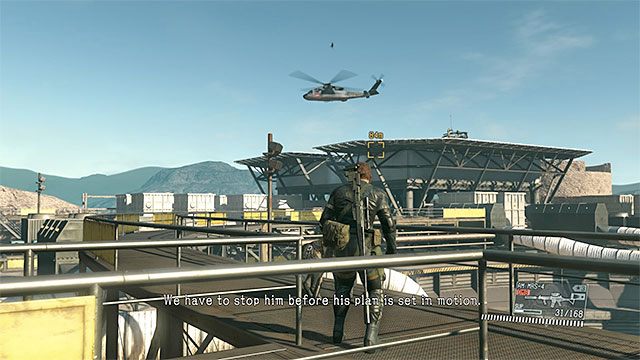 Cel podróży to lądowisko śmigłówców - Dotarcie do miejsca pobytu Skull Facea | Misja 30 - Skull Face - Metal Gear Solid V: The Phantom Pain - poradnik do gry