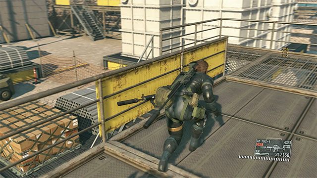 Nie dokańczaj przemarszu do lądowiska śmigłowców, tylko wybierz lewe schody - Pozostałe opcjonalne cele w misji Skull Face | Misja 30 - Skull Face - Metal Gear Solid V: The Phantom Pain - poradnik do gry