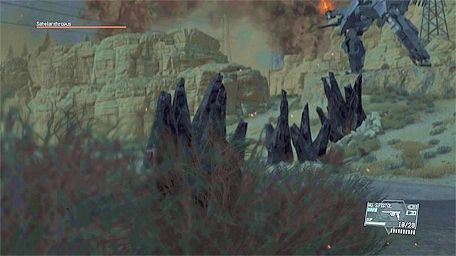1 - Zestawienie ataków Sahelanthropusa | Jak pokonać Sahelanthropusa (finałowy boss rozdziału 1)? - Metal Gear Solid V: The Phantom Pain - poradnik do gry