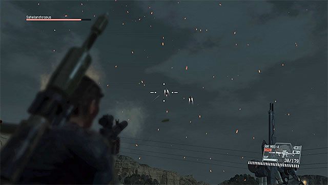 Możesz niszczyć rakiety i drony lub chować się przed nimi - Zestawienie ataków Sahelanthropusa | Jak pokonać Sahelanthropusa (finałowy boss rozdziału 1)? - Metal Gear Solid V: The Phantom Pain - poradnik do gry