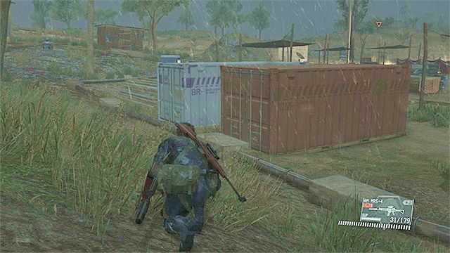 Kontenery z głównego obozu - Pozostałe opcjonalne cele w misji Lingua Franca | Misja 14 - Lingua Franca - Metal Gear Solid V: The Phantom Pain - poradnik do gry