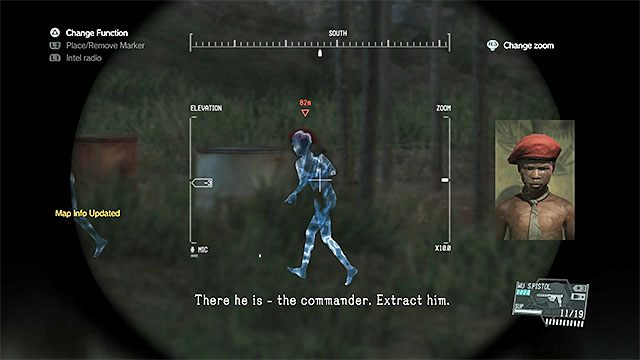 Przywódcę małych bojowników poznasz po czerwonym berecie - Odnalezienie więźnia oraz przywódcy nieletnich bojowników | Misja 25 - Aim True, Ye Vengeful - Metal Gear Solid V: The Phantom Pain - poradnik do gry