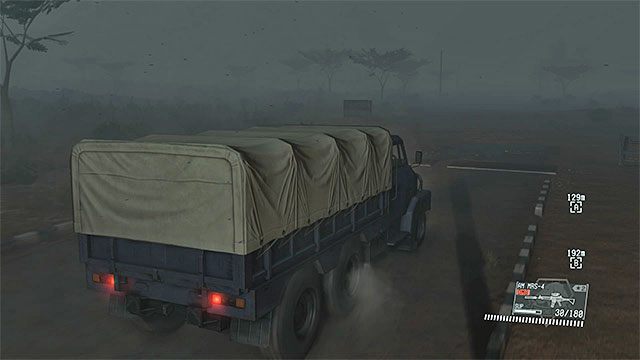 Ucieczka ciężarówką z obszaru misji wiąże się z ryzykiem jej zniszczenia - Ekstrakcja ciężarówki | Misja 16 - Traitors Caravan | Solucja MGS V - Metal Gear Solid V: The Phantom Pain - poradnik do gry