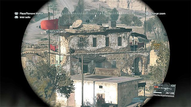 Po tym jak Ocelot opuści teren działań wyrusz samotnie w stronę wioski - Ustalenie miejsca przetrzymywania Kazuhiry Millera | Misja 1 - Phantom Limbs - Metal Gear Solid V: The Phantom Pain - poradnik do gry