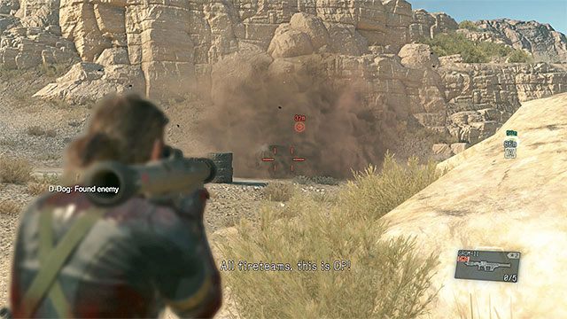 Pojazdy opancerzone niszczy się dosyć łatwo - Typy wrogich maszyn | Bezpośrednie konfrontacje z oddziałami wroga - Metal Gear Solid V: The Phantom Pain - poradnik do gry