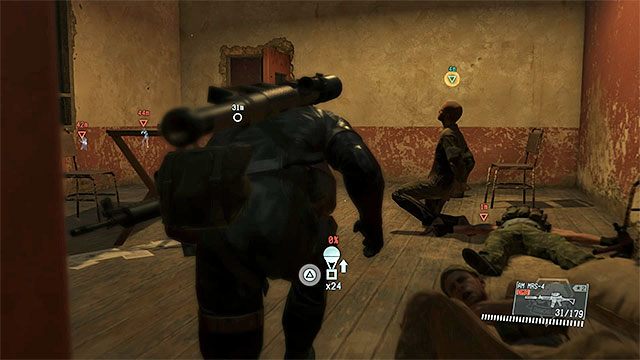 Pomieszczenie, w którym przetrzymywany jest Malak - Uratowanie Malaka | Misja 10 - Angel With Broken Wings | Solucja MGS V - Metal Gear Solid V: The Phantom Pain - poradnik do gry