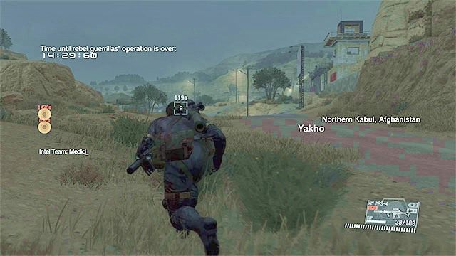 Możesz rozstawić się niedaleko bazy Yakho Oboo Supply Outpost - Misja 34 - [Extreme] Backup, Back Down | Misja 33 i 34 | Solucja MGS V - Metal Gear Solid V: The Phantom Pain - poradnik do gry