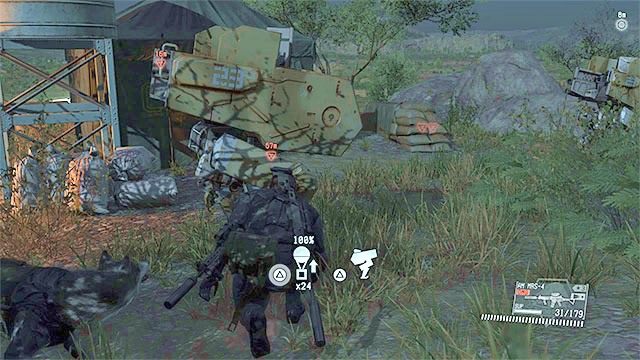 Wskazane jest fultonowanie wszystkich Walker Gearów - Misja 36 - [Total Stealth] Footprints of Phantoms | Misja 36 i 37 - Metal Gear Solid V: The Phantom Pain - poradnik do gry