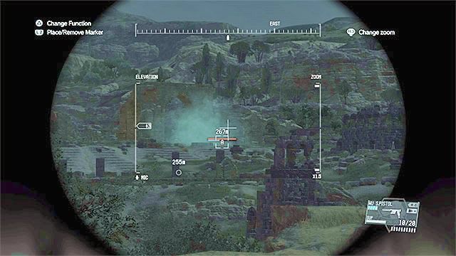 Zaczekaj aż na okolicę zrzucone zostaną ładunki z gazem usypiającym - Jak wygrać pojedynek z Quiet w trybie Extreme? | Misja 40 - [Extreme] Cloaked in Silence - Metal Gear Solid V: The Phantom Pain - poradnik do gry