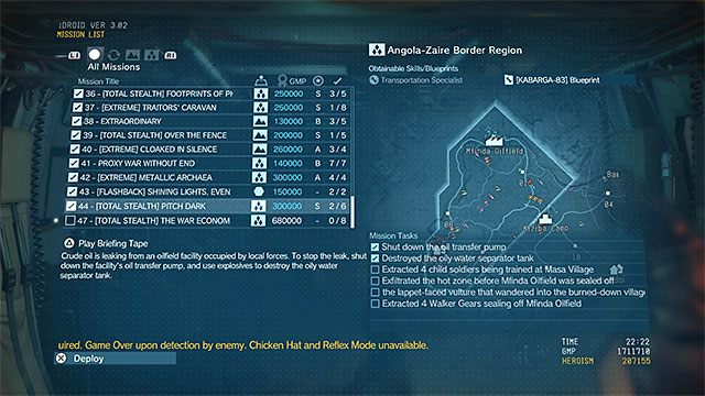 Ukończ wybrane poprzednie misje - Odblokowanie misji 46 (Truth - The Man Who Sold the World) | Misja 46 - Truth - The Man Who Sold the World - Metal Gear Solid V: The Phantom Pain - poradnik do gry