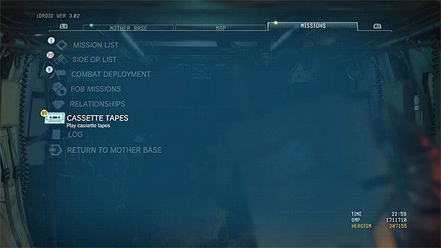 Odsłuchuj kolejnych nagrań - Odblokowanie misji 46 (Truth - The Man Who Sold the World) | Misja 46 - Truth - The Man Who Sold the World - Metal Gear Solid V: The Phantom Pain - poradnik do gry