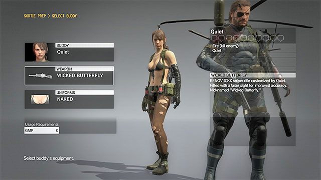 Pomocnika (oraz jego wyposażenie) możesz wybrać za każdym razem gdy wyruszasz na misję - Ogólne informacje na temat pomocników | Pomocnicy (Buddies) w Metal Gear Solid V - Metal Gear Solid V: The Phantom Pain - poradnik do gry