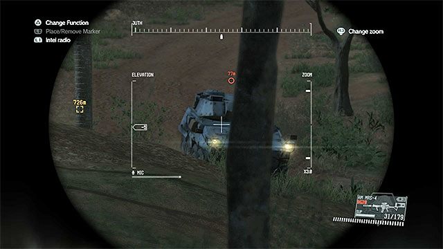 Jeden z wozów APC - Pozostałe opcjonalne cele w misji Blood Runs Deep | Misja 18 - Blood Runs Deep - Metal Gear Solid V: The Phantom Pain - poradnik do gry