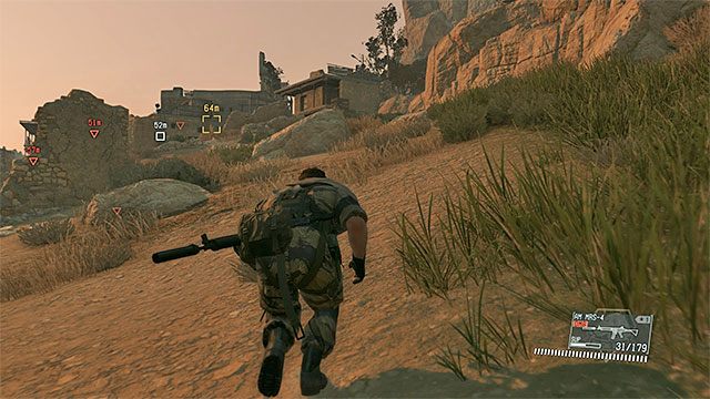 Przepraw się przez najsłabiej pilnowaną część wioski - Uratowanie Kazuhiry Millera | Misja 1 - Phantom Limbs | Solucja MGS V - Metal Gear Solid V: The Phantom Pain - poradnik do gry