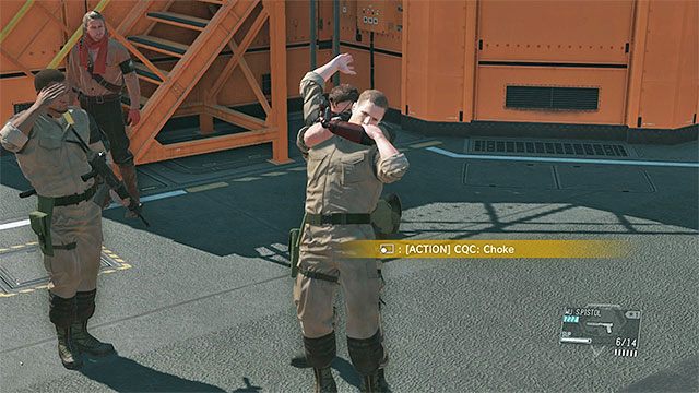 Przećwicz obezwładnianie i walkę wręcz - Zaliczenie dodatkowego treningu w Bazie Matce | Misja 2 - Diamond Dogs - Metal Gear Solid V: The Phantom Pain - poradnik do gry