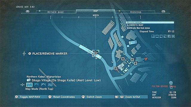 Zlokalizowanie przetworzonych materiałów najlepiej jest zostawić sobie na koniec misji - Pozostałe opcjonalne cele w misji A Heros Way | Misja 3 - A Heros Way - Metal Gear Solid V: The Phantom Pain - poradnik do gry