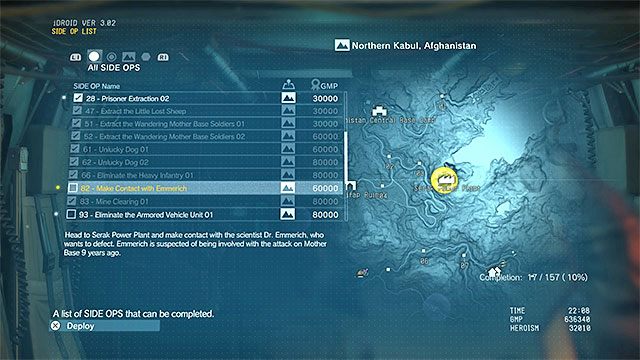 Wybierz dodatkową misję 82 - Odblokowanie misji 11 (Cloaked in Silence) | Misja 11 - Cloaked in Silence - Metal Gear Solid V: The Phantom Pain - poradnik do gry