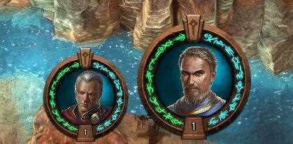 Na środku ekranu głównego znajdują się ikonki wszystkich posiadanych przez gracza bohaterów - Mapa świata | Interface w Might & Magic Heroes VII - Might & Magic: Heroes VII - poradnik do gry