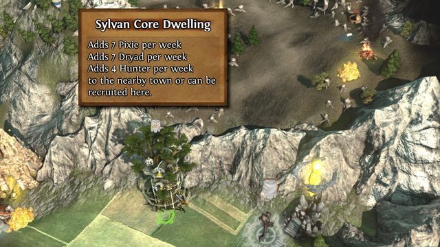 Dzięki Siedliskom możesz znacząco wzmocnić swoją armię. Nie zapomnij aktywnie z nich korzystać. - Miasta, forty i siedliska | Miasta w Might & Magic Heroes VII - Might & Magic: Heroes VII - poradnik do gry