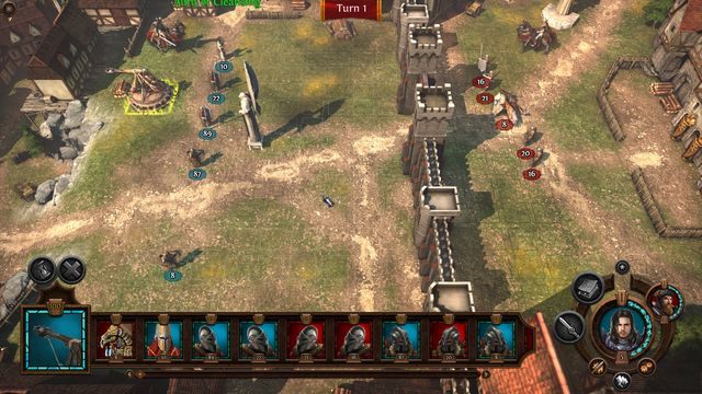 Bitwy o miasta są dużo trudniejsze od zwykłych. Pamiętaj o tym podczas podejmowania decyzji o ataku. - Oblężenia | Bitwy w Might & Magic Heroes VII - Might & Magic: Heroes VII - poradnik do gry