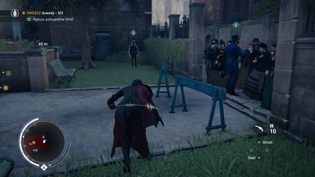 Wykorzystaj moment odwrócenia się spacerujących stróżów prawa. - 02 - Nigel pechowiec | Kryjówka w pociągu | Assassins Creed Syndicate - Assassins Creed: Syndicate - poradnik do gry