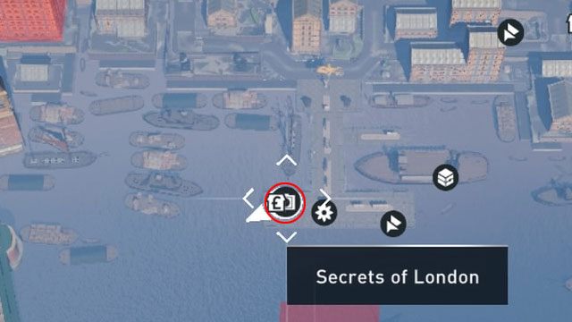 Pozytywkę odnajduje się w północnej części rzeki Tamizy, na terenie przystani św - Tamiza (Thames) | Tajemnice Londynu - pozytywki | Assassins Creed Syndicate - Assassins Creed: Syndicate - poradnik do gry