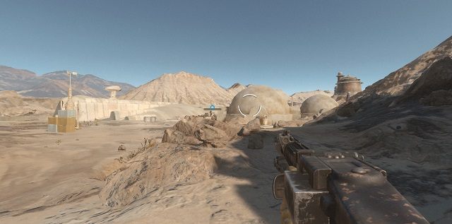 Budynek, w którym ukryty jest żeton - Pustkowia Jundlandii | Mapy Star Wars Battlefront - Star Wars: Battlefront - poradnik do gry