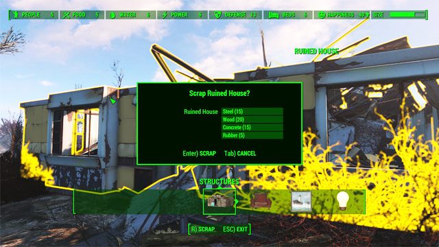 Przetwarzać możesz niemal każdy element świata gry - Crafting - podstawy w Fallout 4 | Tworzenie osad - Fallout 4 - poradnik do gry