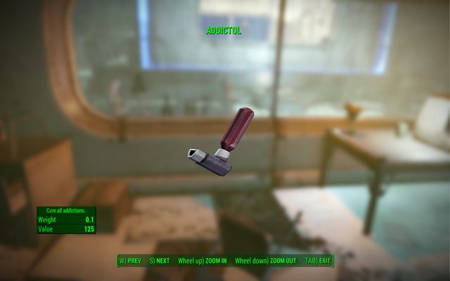 Nałogan pozwoli ci w dowolnym momencie pozbyć się uzależnień, jest jednak dość drogi - Wspomagacze (leki i narkotyki) oraz nałogi w Fallout 4 | Walka - Fallout 4 - poradnik do gry