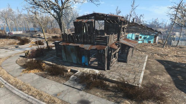 Struktury pozwalają wybudować całe domostwa, ale również ogrodzenia czy pomosty. - Crafting zaawansowany w Fallout 4 | Tworzenie osad - Fallout 4 - poradnik do gry