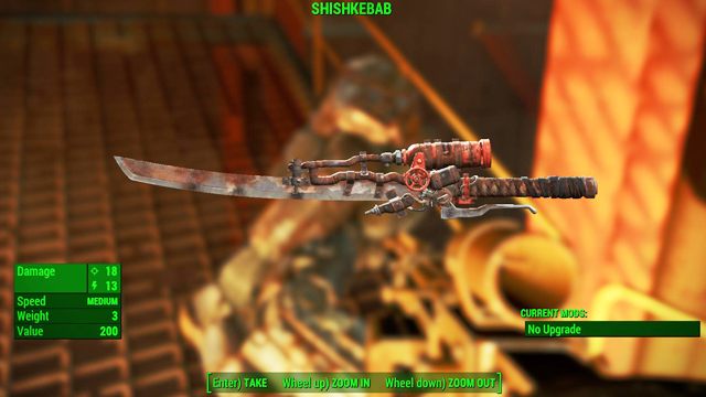 Typ: Ostrze - Broń biała | Unikalne bronie - Fallout 4 - poradnik do gry