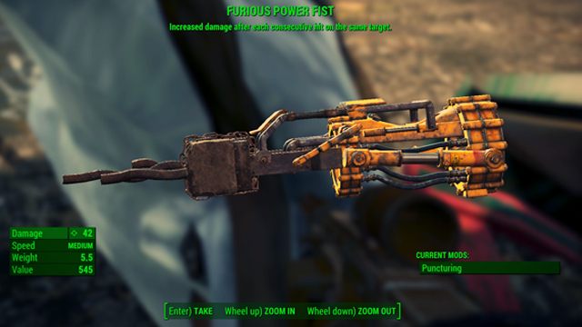 Typ: Rękawica wspomagana - Broń biała | Unikalne bronie - Fallout 4 - poradnik do gry