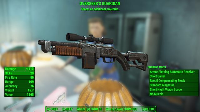 Typ: Karabin bojowy - Broń palna - lekka w Fallout 4 | Unikalne bronie - Fallout 4 - poradnik do gry