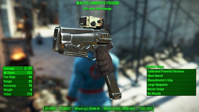 Typ: Pistolet 10mm - Broń palna - lekka w Fallout 4 | Unikalne bronie - Fallout 4 - poradnik do gry