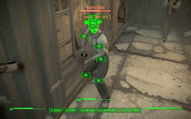 System VATS w działaniu - Czym jest V.A.T.S w Fallout 4? | Walka - Fallout 4 - poradnik do gry