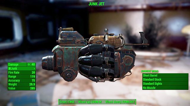Typ: Broń unikatowa - Broń palna - ciężka w Fallout 4 | Unikalne bronie - Fallout 4 - poradnik do gry