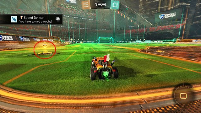 Sposób odblokowania: Musisz w trakcie jednego meczu dziesięciokrotnie w pełni naładować i rozładować pasek dopalacza - Rocket League: Poradnik trofeowy - Rocket League - poradnik do gry
