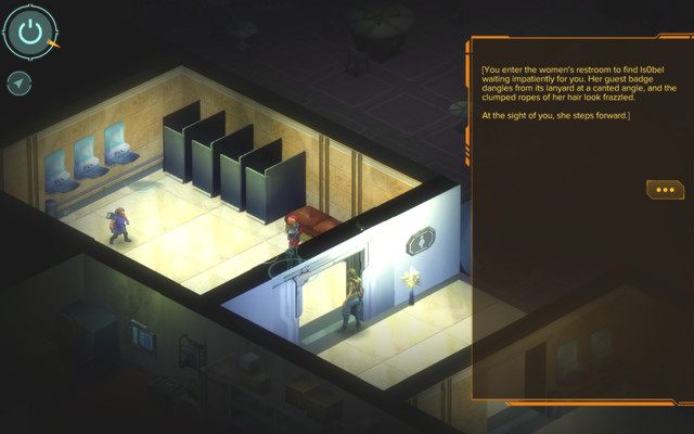 Is0bel znajdziesz w toalecie podczas zadania - DeckCon 2056 - zadanie towarzyszy | Kai Tak M13 | Shadowrun Hong Kong - Shadowrun: Hong Kong - poradnik do gry