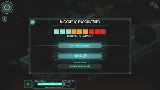 Ekran wyboru opcji łamania zabezpieczeń - Hackowanie (Matrix) | Porady i wskazówki | Shadowrun Hong Kong - Shadowrun: Hong Kong - poradnik do gry